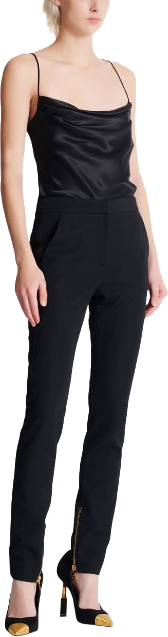 Balmain Trousers Noir Zwart