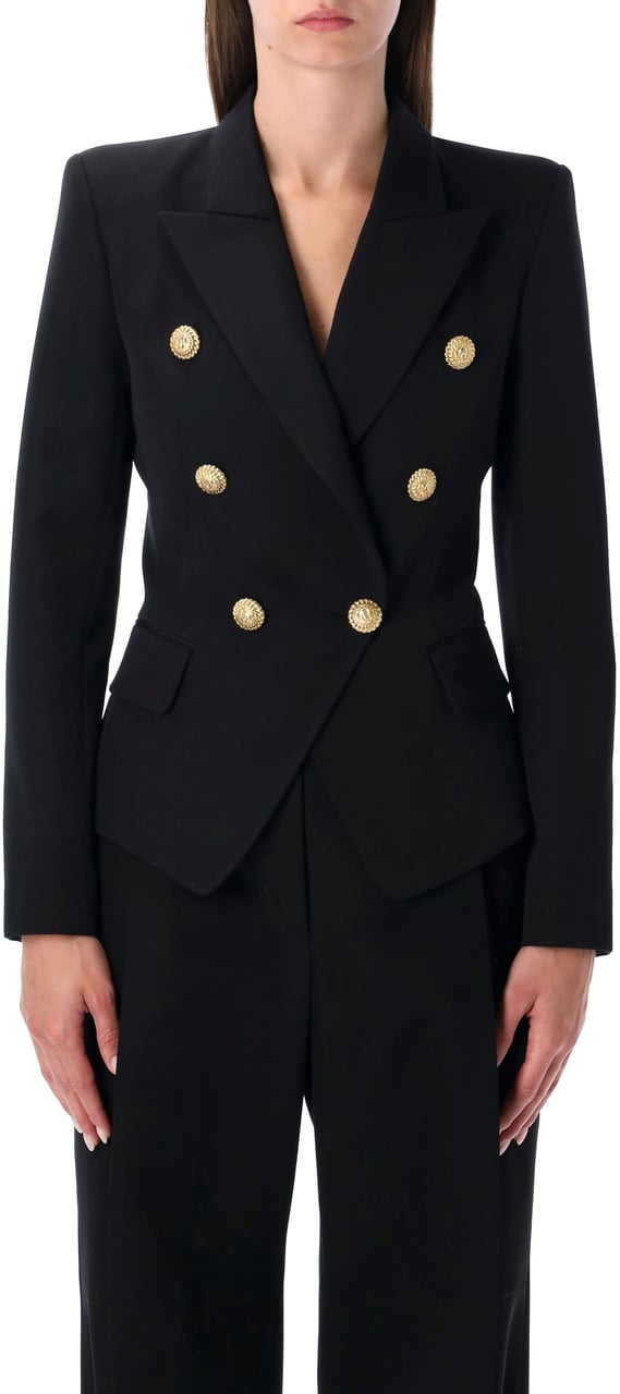 Balmain 6 Btn Gdp Jacket Nero Zwart