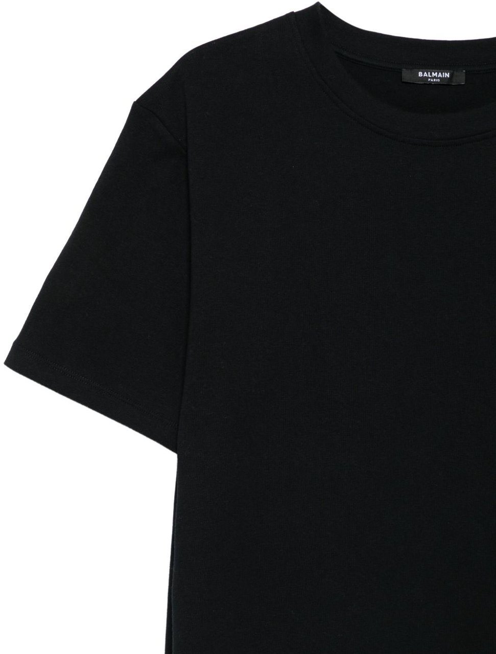 Balmain T-Shirts And Polos Noirblanc Zwart