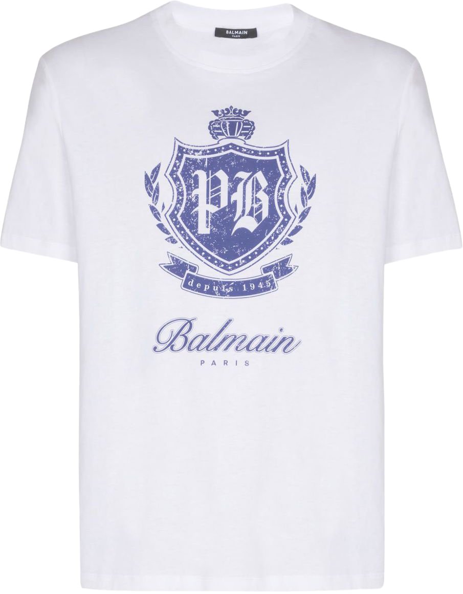 Balmain T-Shirts And Polos White Wit