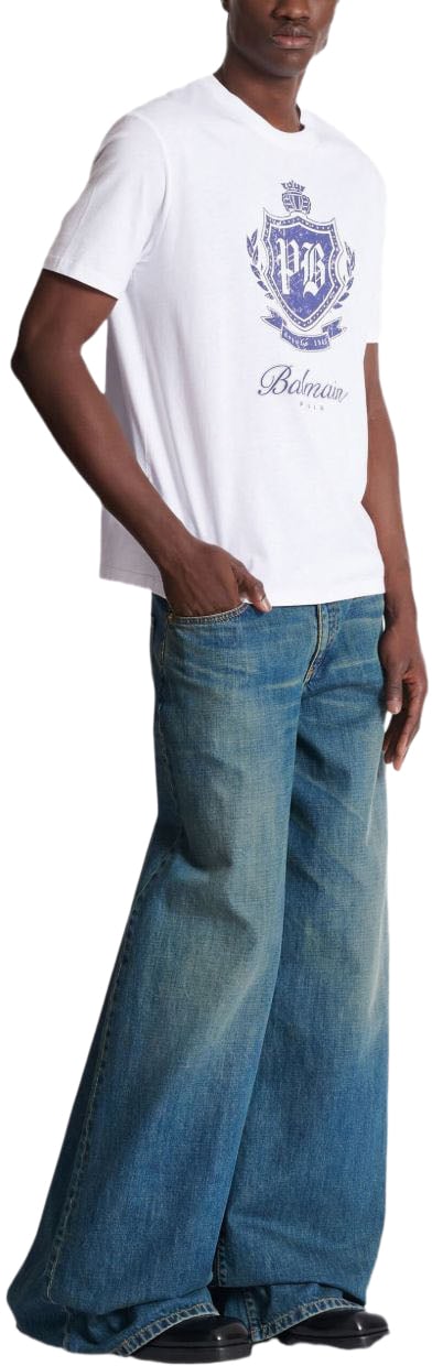 Balmain T-Shirts And Polos White Wit