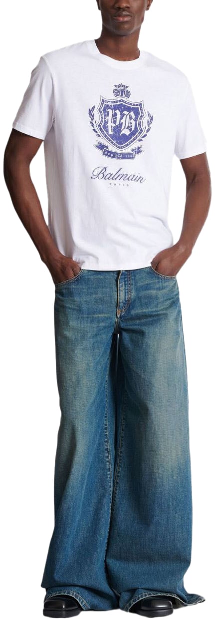 Balmain T-Shirts And Polos White Wit