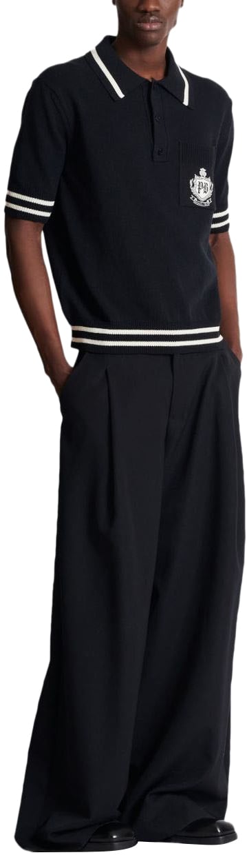 Balmain T-Shirts And Polos Black Zwart