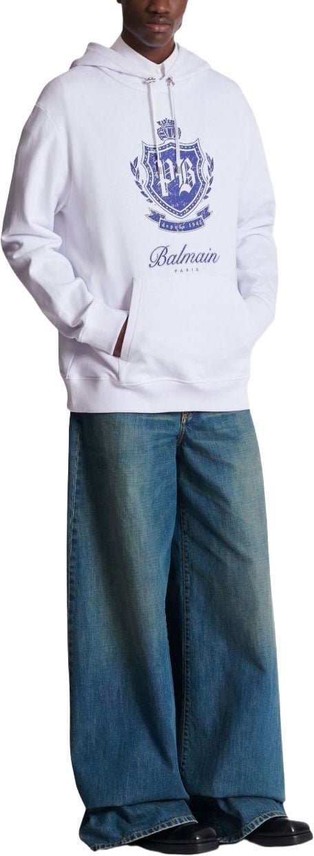 Balmain Sweaters Blanc Wit