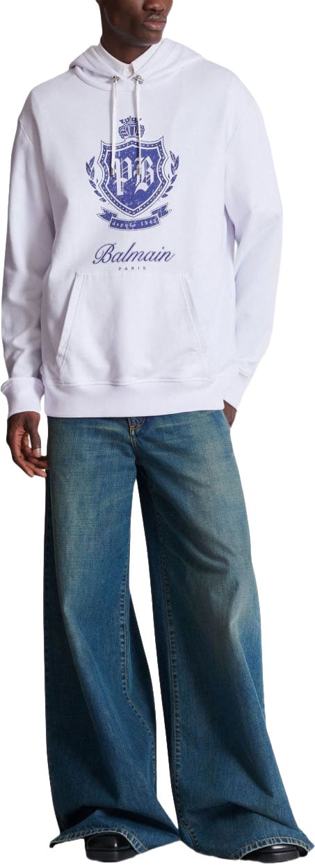 Balmain Sweaters Blanc Wit