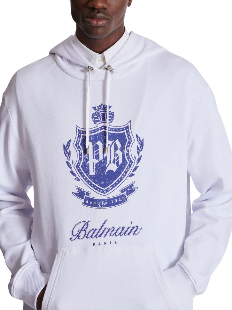 Balmain Sweaters Blanc Wit