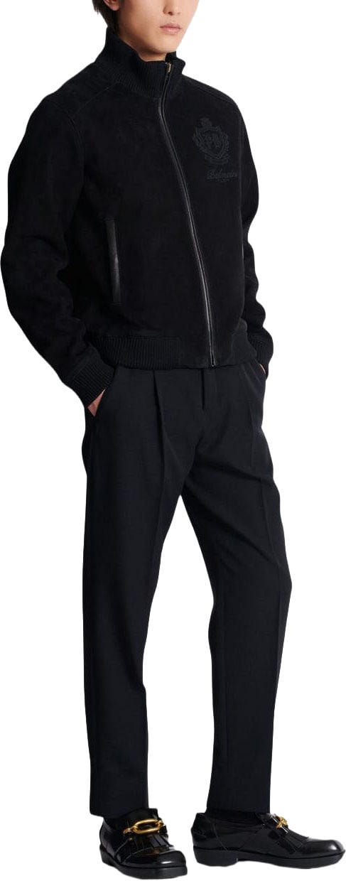 Balmain Refined Black Jacket Zwart