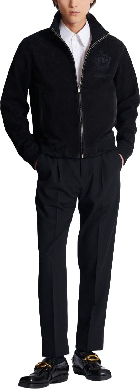 Balmain Refined Black Jacket Zwart