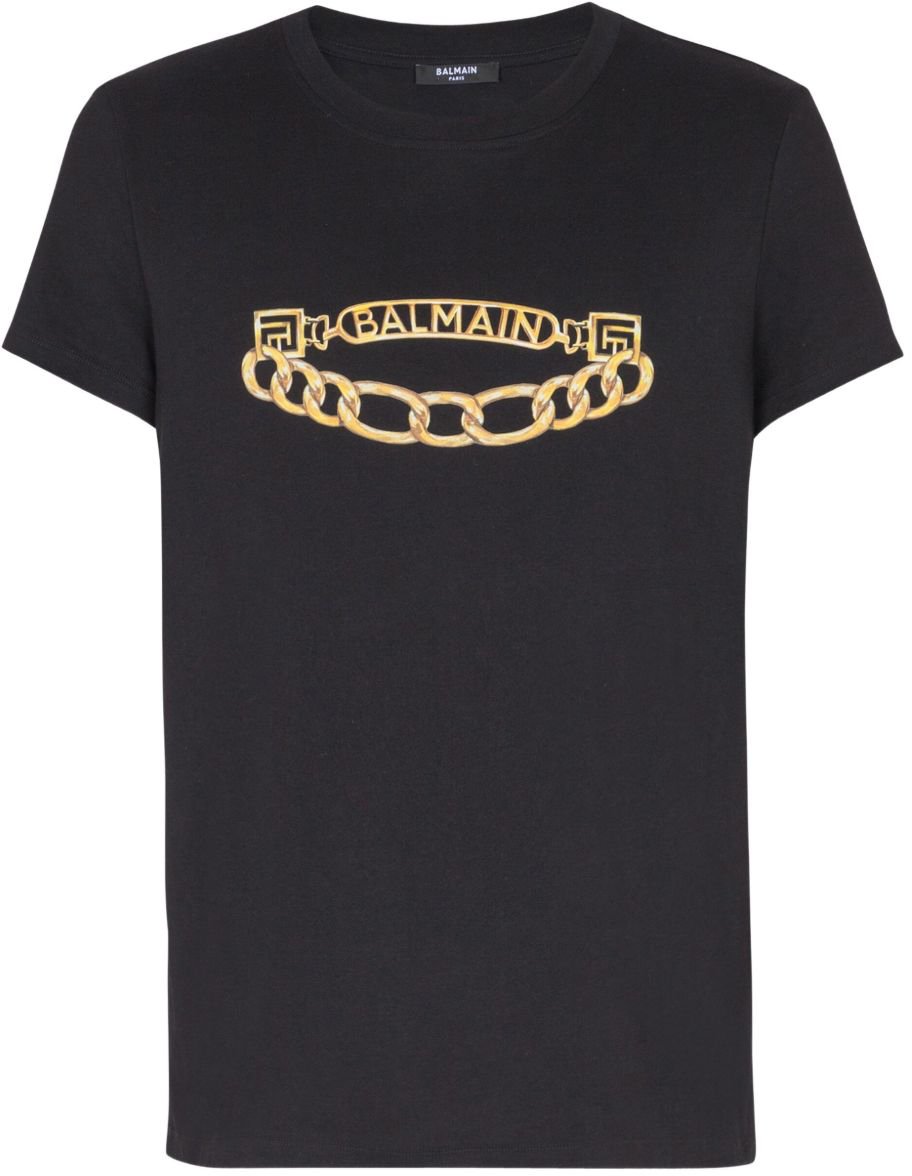 Balmain T-Shirts And Polos Noiror Zwart