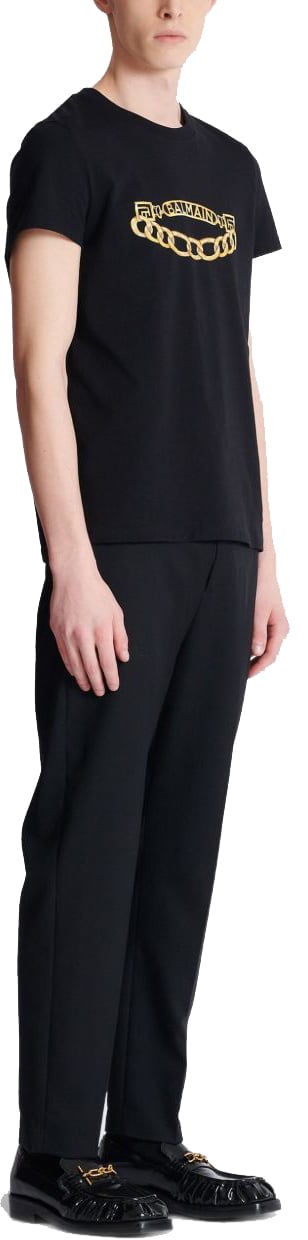 Balmain T-Shirts And Polos Noiror Zwart