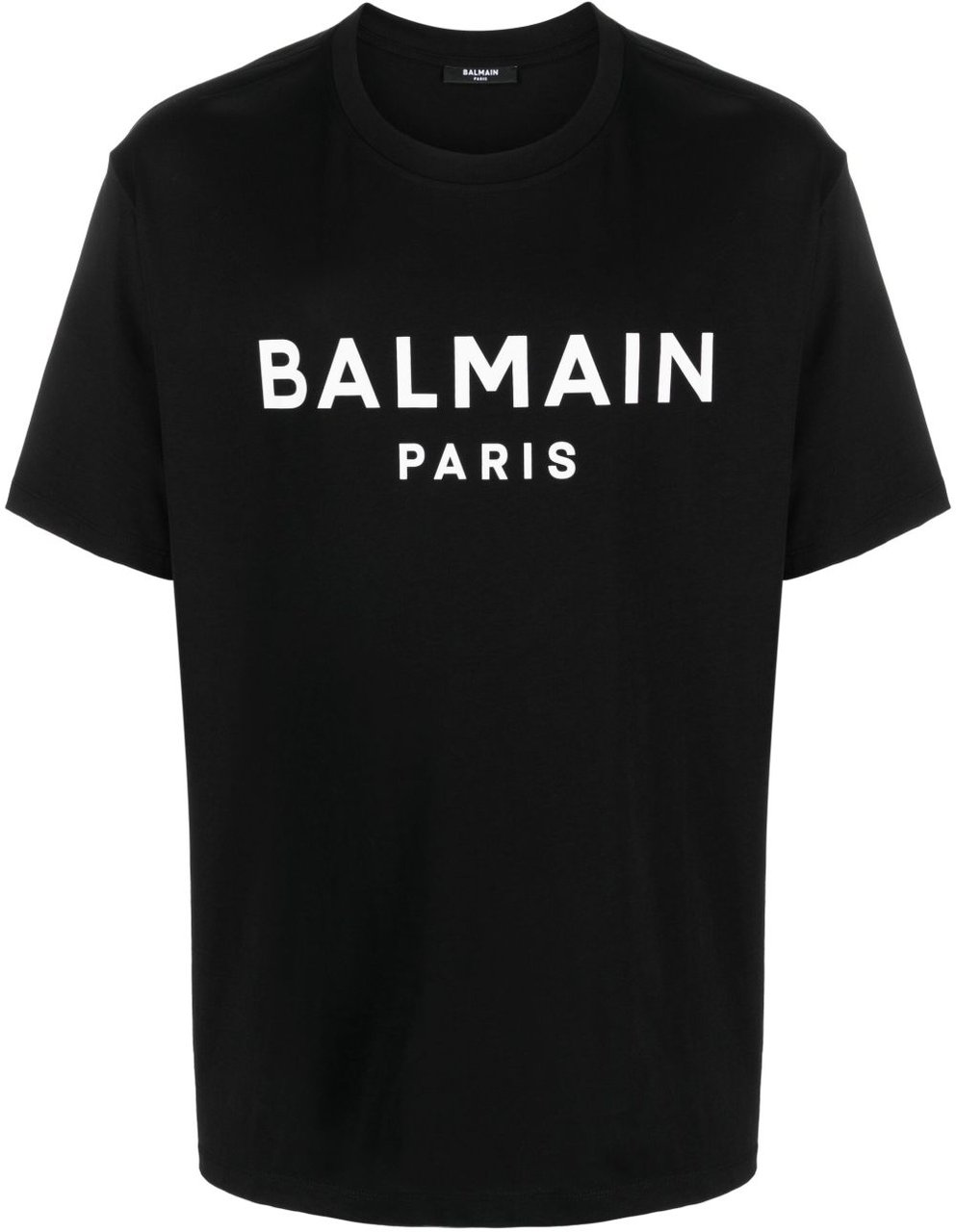 Balmain T-Shirts And Polos Noir Blanc Zwart