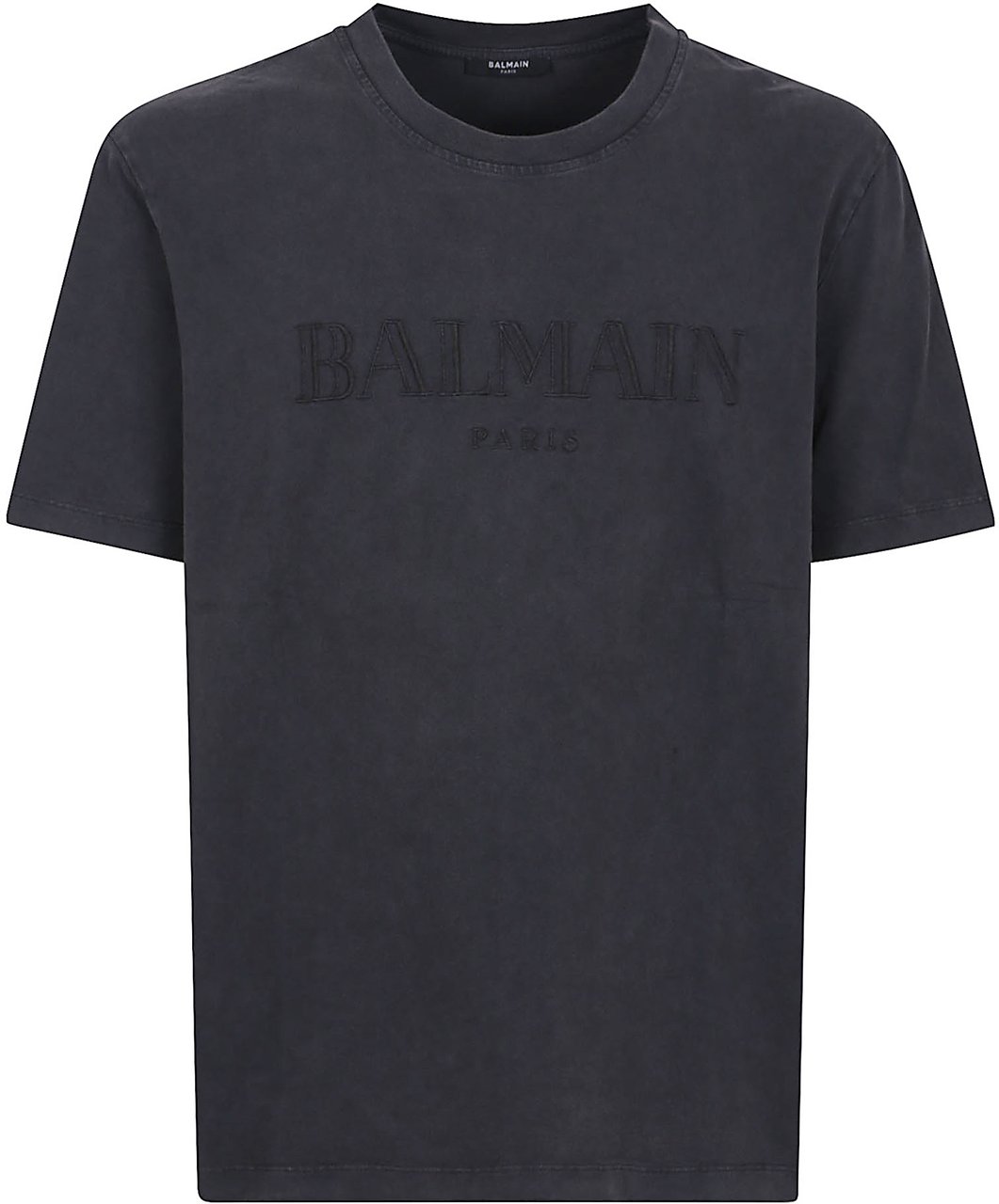 Balmain BALMAIN BALMAIN VINTAGE EMB T-SHIRT - REG FIT Donkergrijs