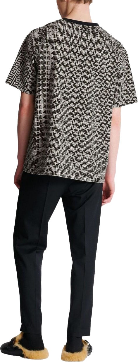 Balmain T-Shirts And Polos Ivoire / Noir Divers