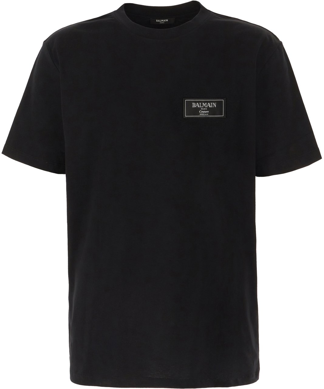 Balmain Balmain Black cotton t-shirt Zwart