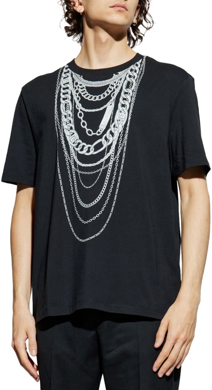 Balmain T-Shirts And Polos Black Zwart