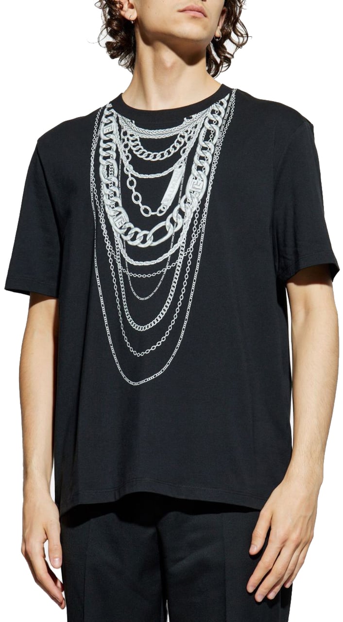Balmain T-Shirts And Polos Black Zwart