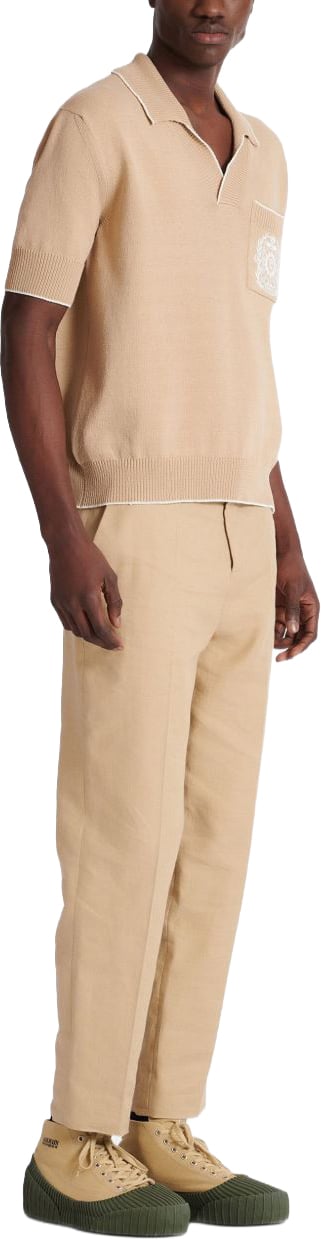 Balmain T-Shirts And Polos Beige Beige