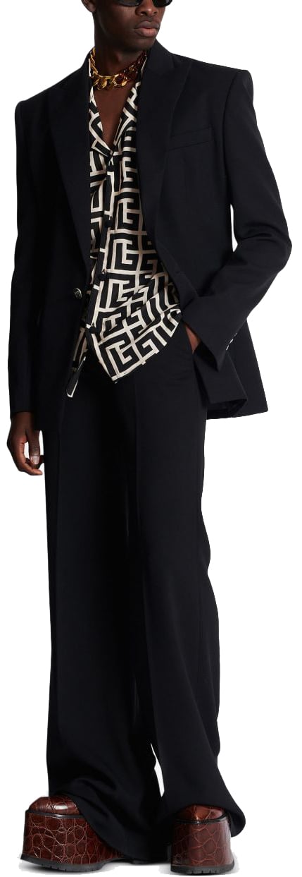 Balmain Shirts Ivoire Wit