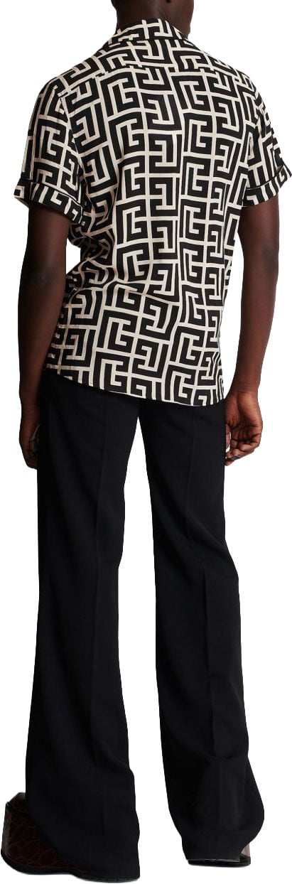 Balmain Shirts Ivoire / Noir Divers