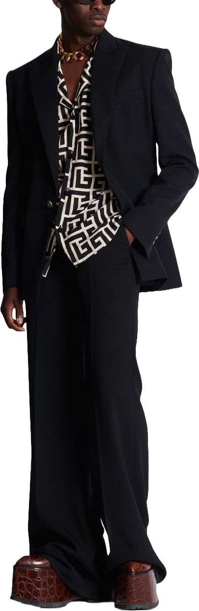 Balmain Shirts Ivoire / Noir Divers