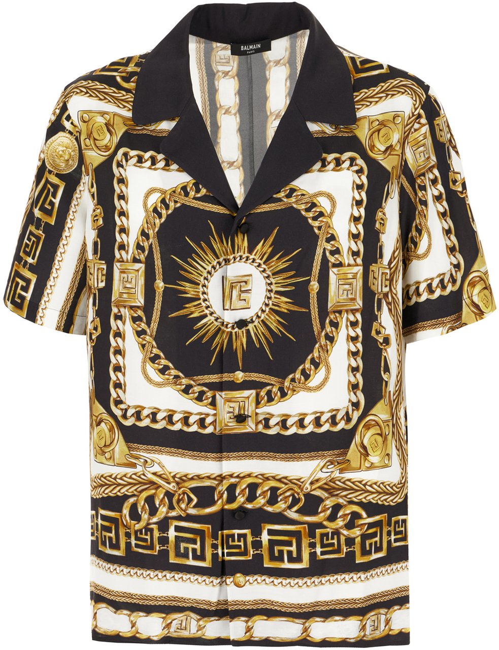 Balmain Balmain Printed viscose shirt Divers
