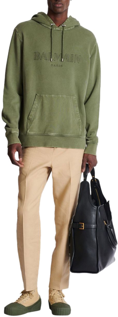 Balmain Sweaters Kaki Bruin