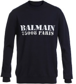 Balmain Sweaters Blue Blauw