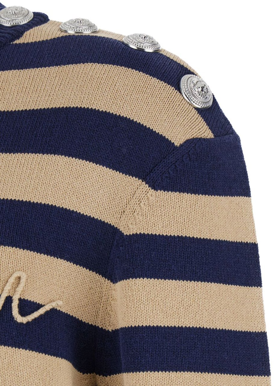 Balmain Sweaters Brown Bruin