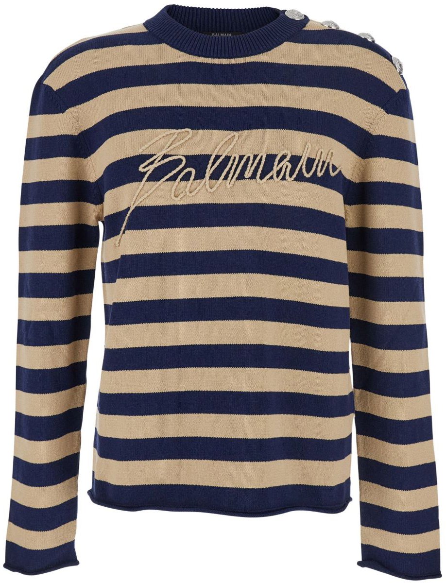 Balmain Sweaters Brown Bruin