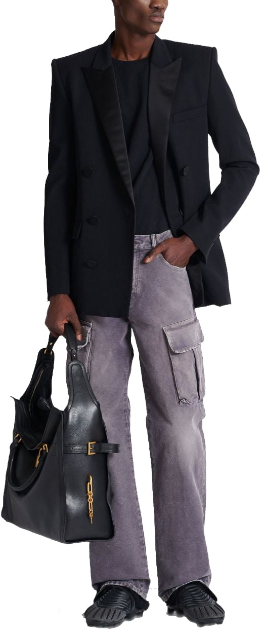 Balmain Trousers Gris Grijs