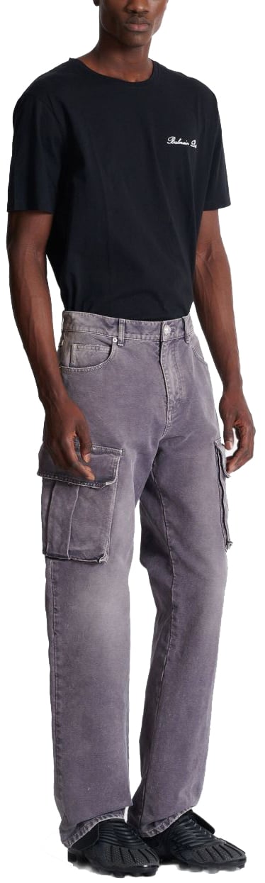 Balmain Trousers Gris Grijs