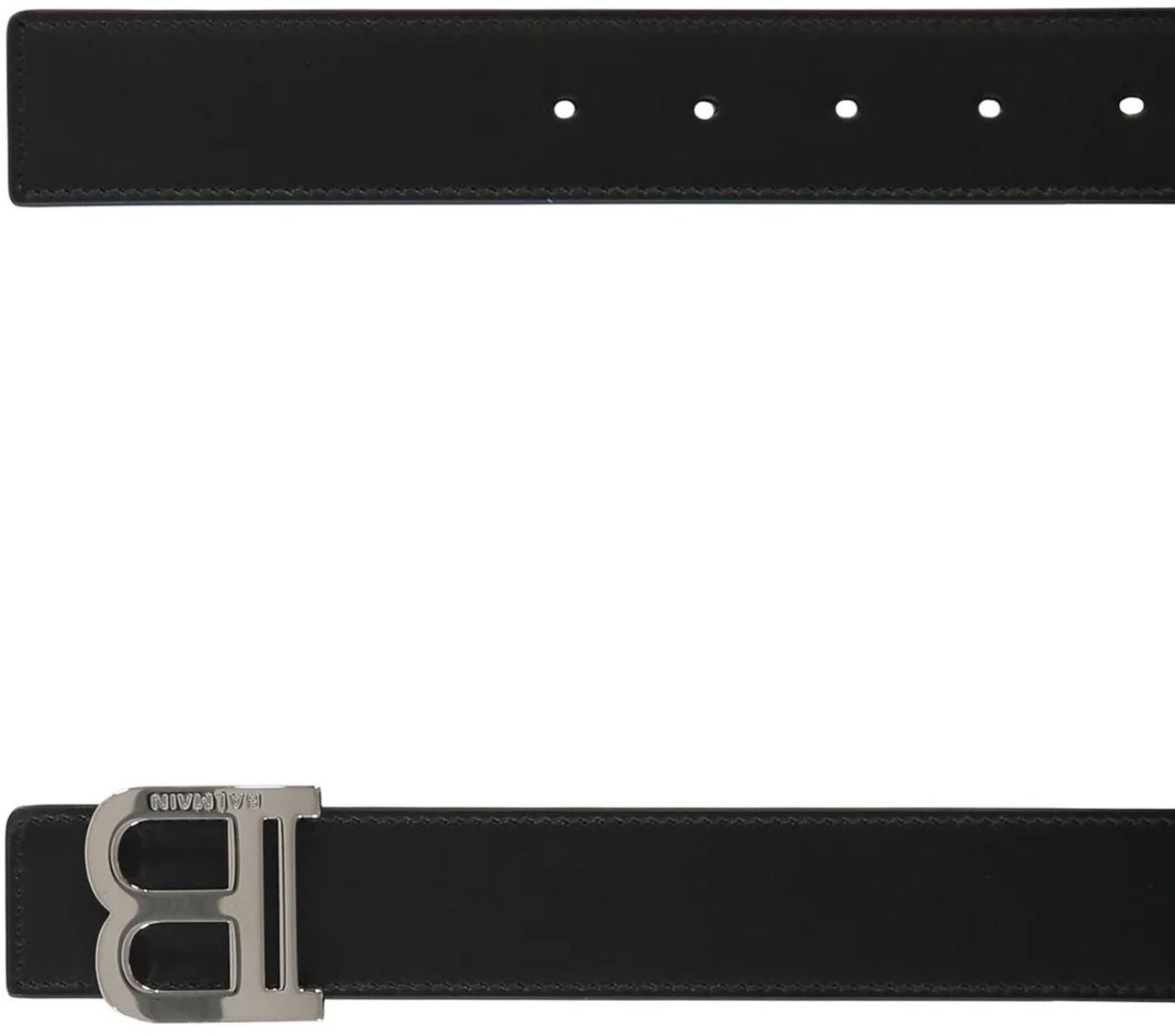 Balmain BALMAIN Leather Belt Zwart