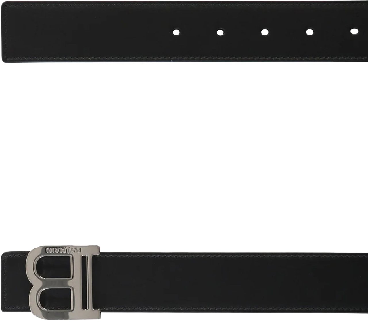 Balmain BALMAIN Leather Belt Zwart