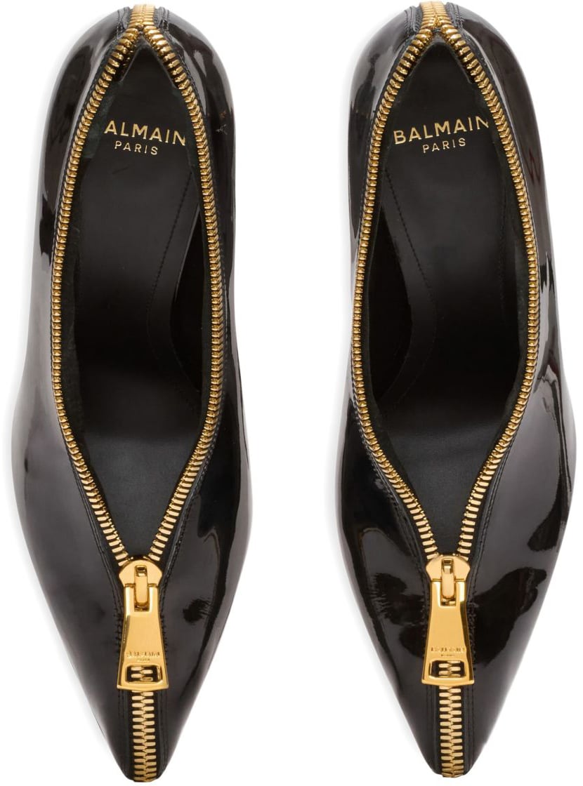 Balmain With Heel Black Zwart