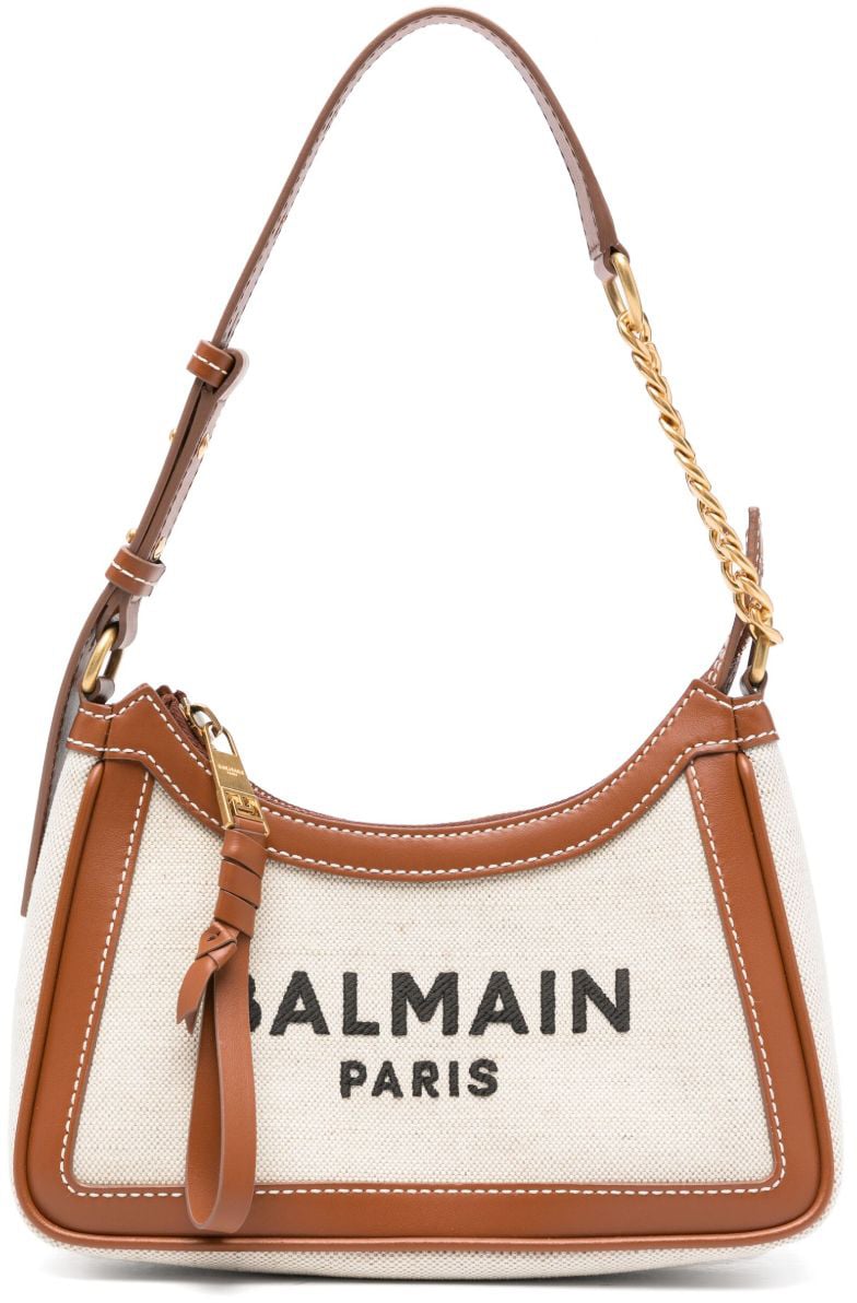 Balmain Bags Leather Brown Bruin