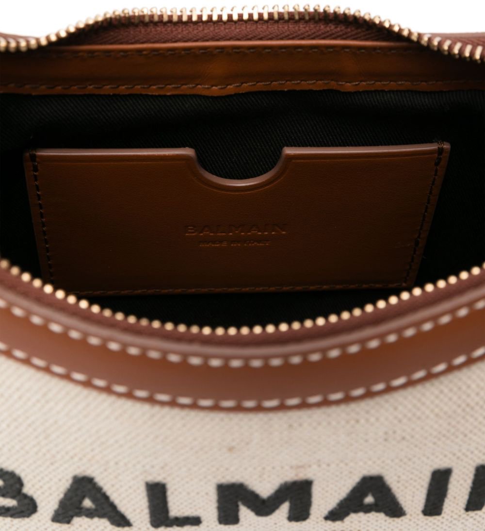 Balmain Bags Leather Brown Bruin