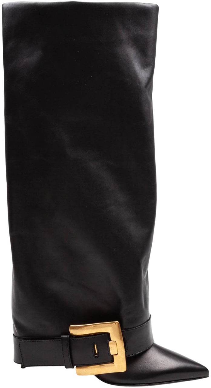 Balmain Balmain anthem leather boots, black Zwart