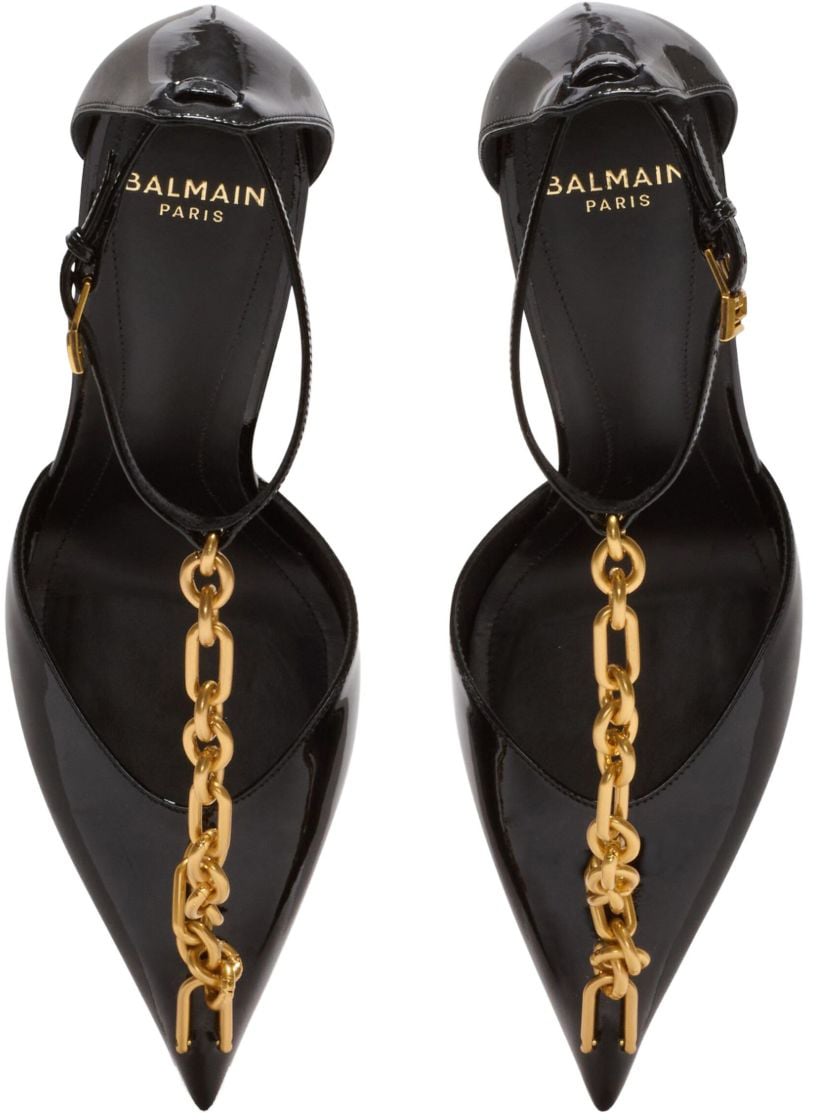 Balmain With Heel Noir Zwart