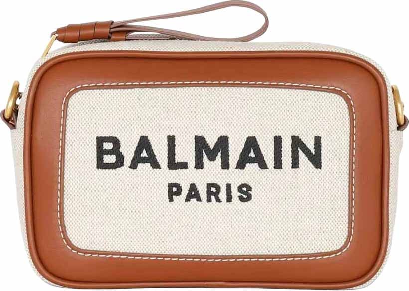 Balmain Balmain Logo Shoulder Bag Bruin