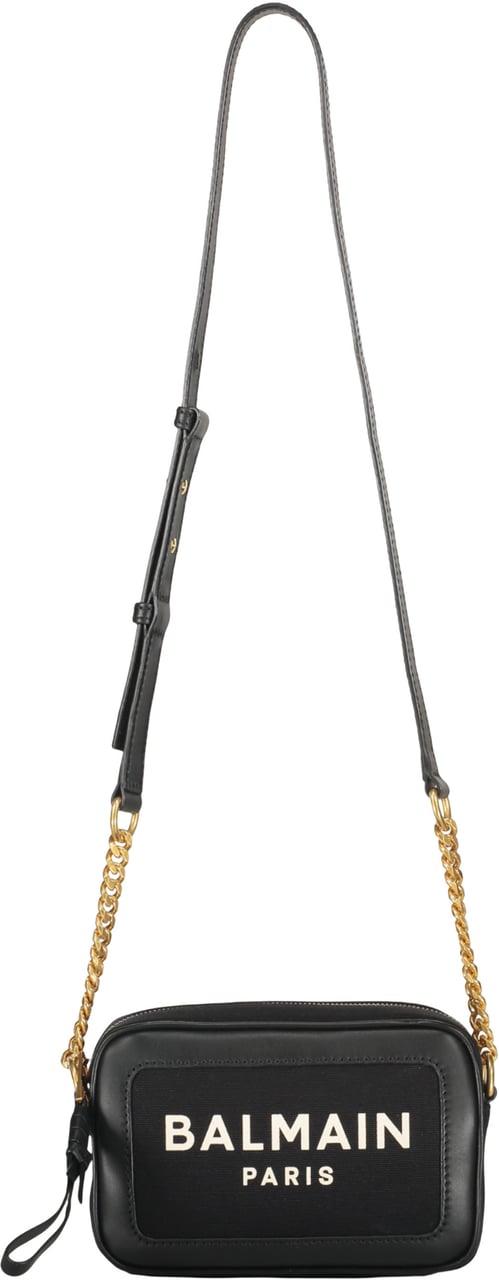 Balmain Elegant black shoulder bag Zwart