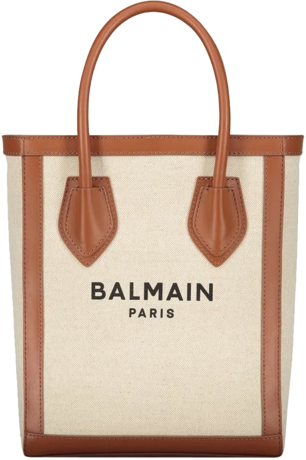 Balmain Balmain Logo Tote Bag Bruin