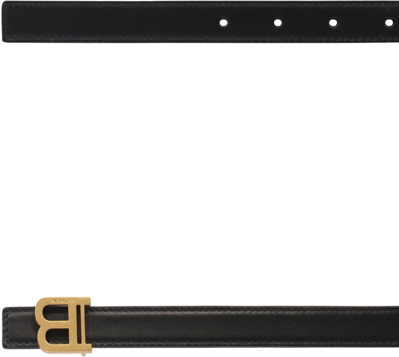 Balmain BALMAIN Leather Belt Zwart