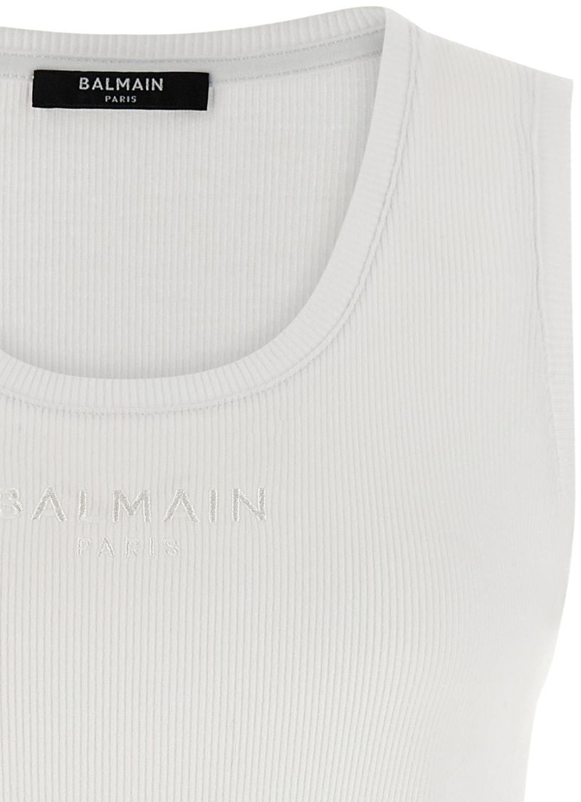 Balmain Top Blanc Wit