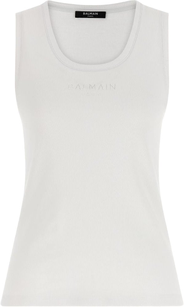Balmain Top Blanc Wit