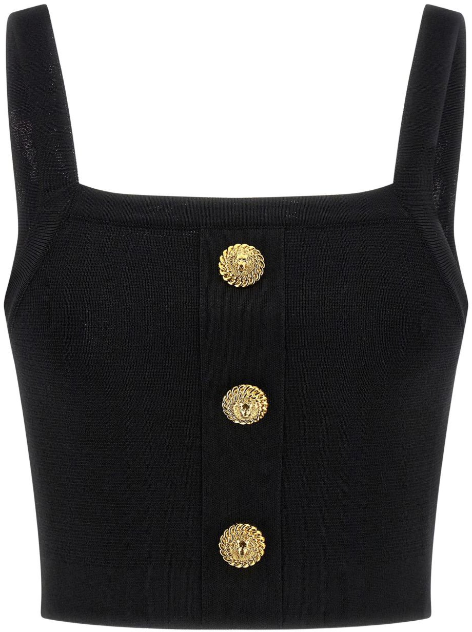 Balmain Top Black Zwart