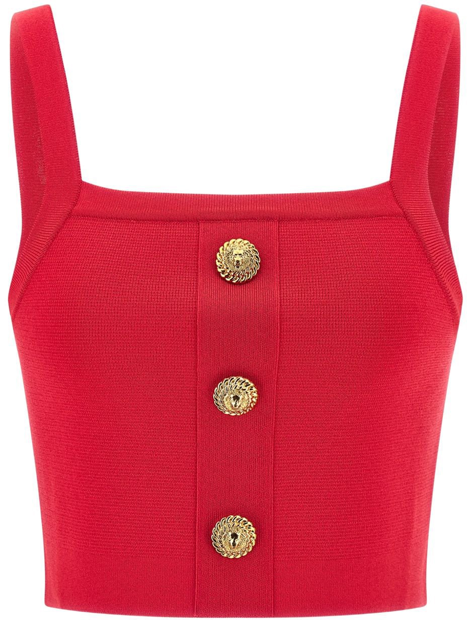 Balmain Top Fuchsia Roze