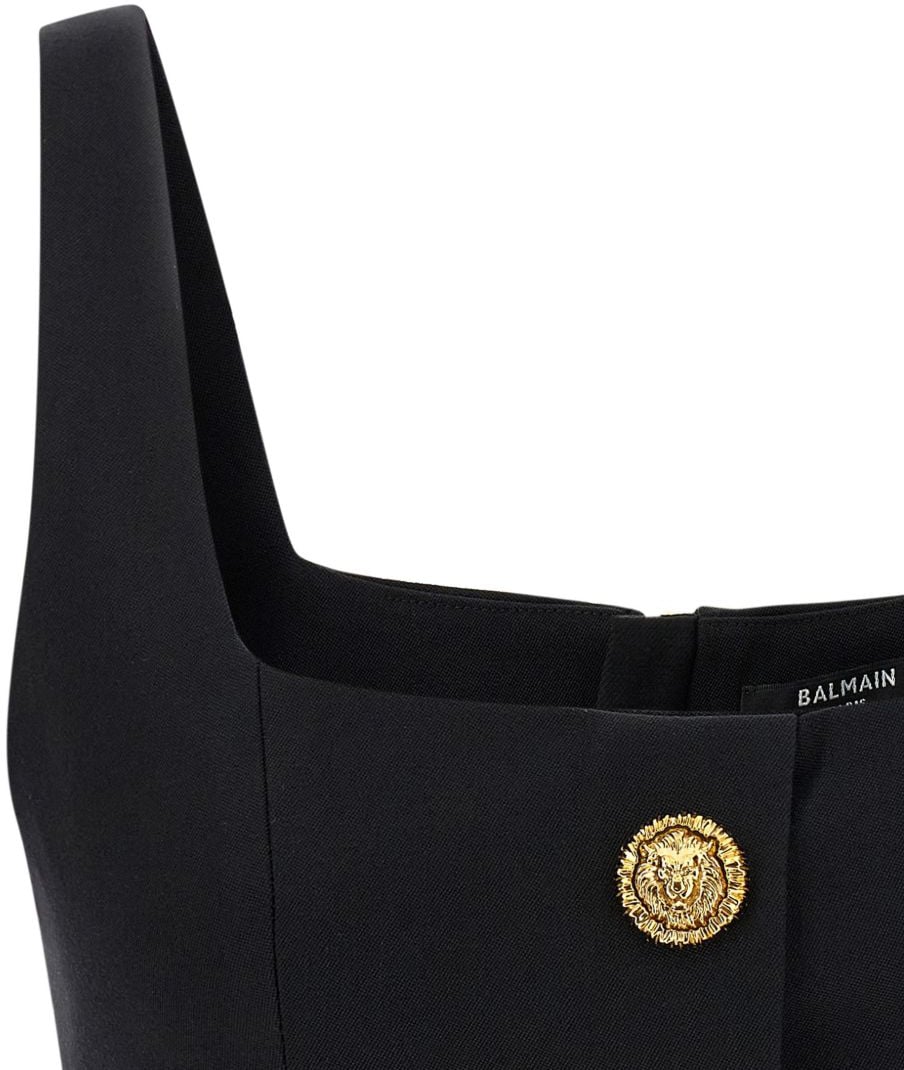 Balmain Top Black Zwart