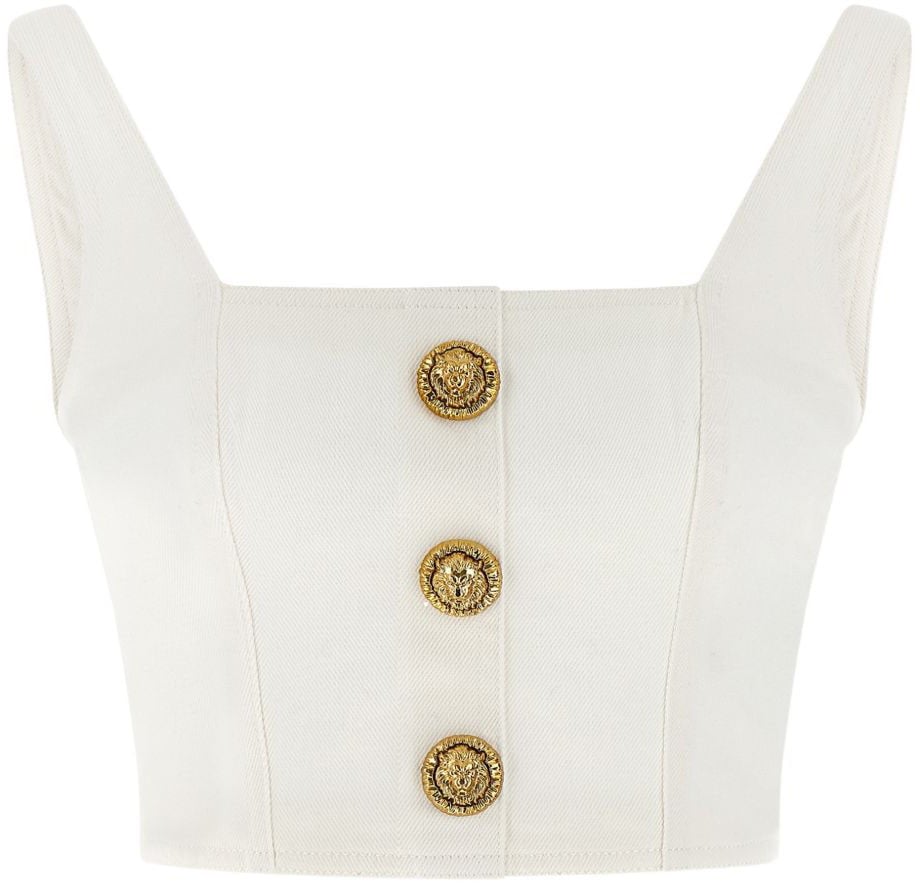 Balmain Top Beige Beige