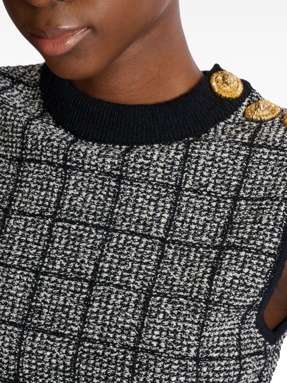 Balmain Top Black Zwart