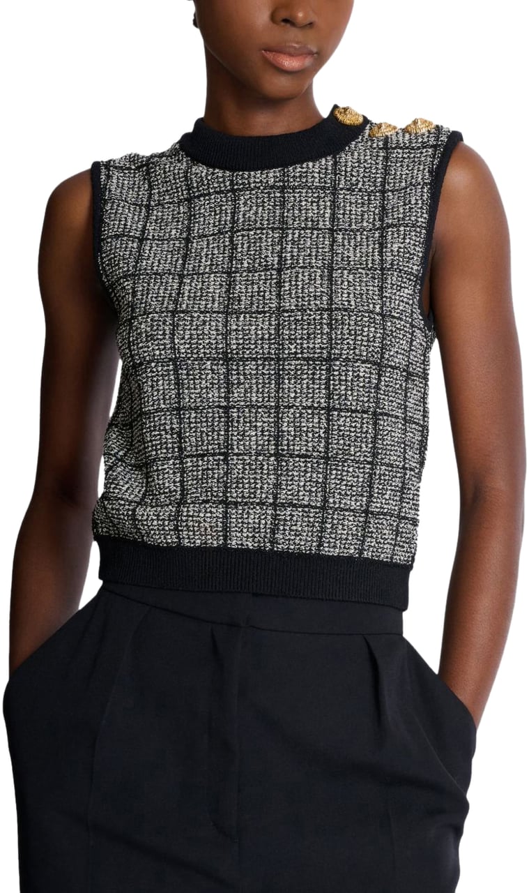 Balmain Top Black Zwart